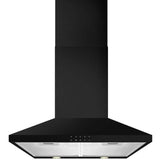 CDA ECH63BL 60cm Chimney Cooker Hood, Black, C Rated - CDA ECH63BL product image 2 at Appliances Arena