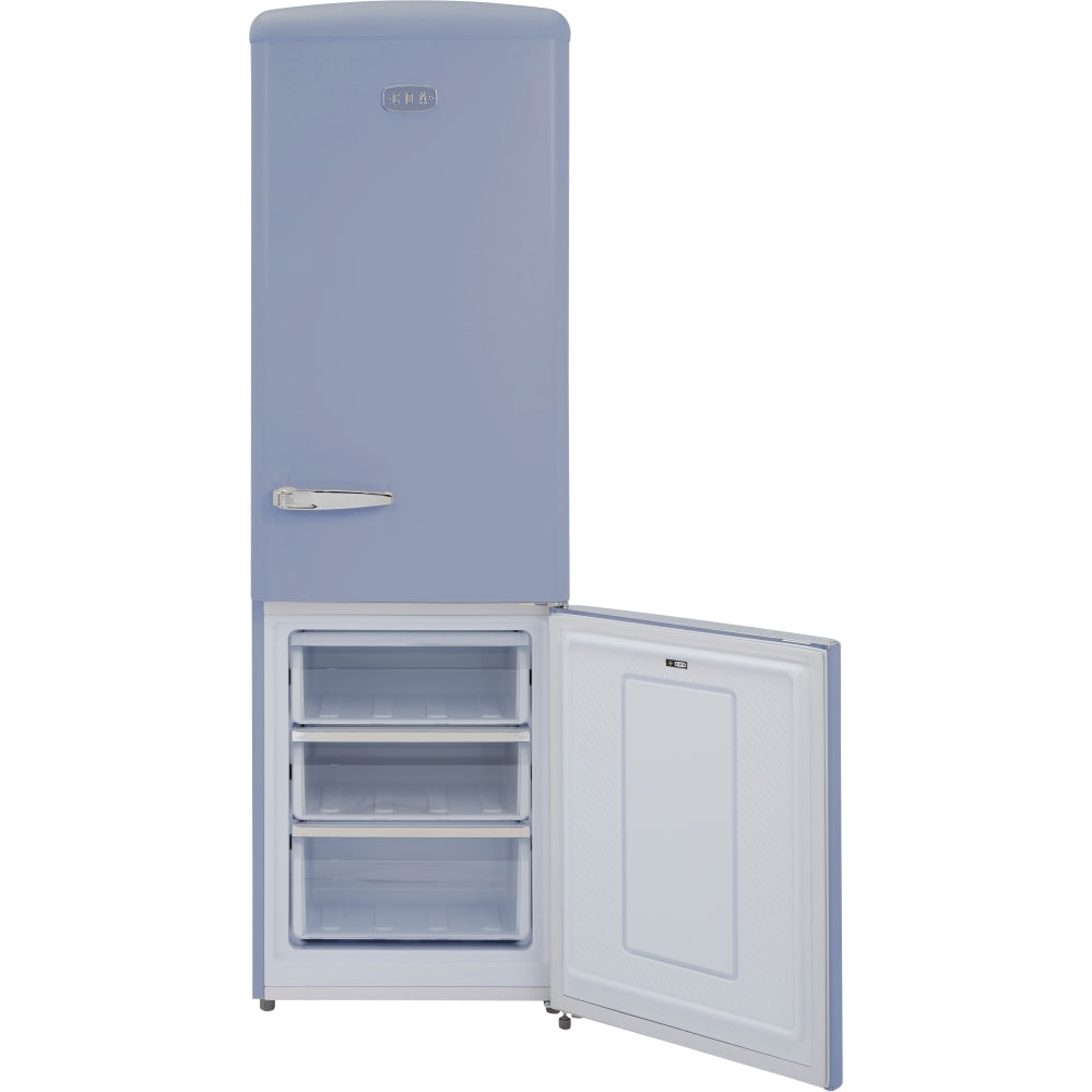 CDA Florence Sea Holly Retro Frost Free Fridge Freezer, 60/40, Blue, D Rated - CDA product image 12 at Appliances Arena