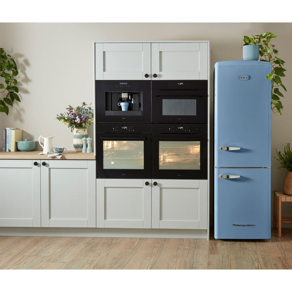 CDA Florence Sea Holly Retro Frost Free Fridge Freezer, 60/40, Blue, D Rated - CDA product image 13 at Appliances Arena