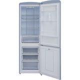 CDA Florence Sea Holly Retro Frost Free Fridge Freezer, 60/40, Blue, D Rated - CDA product image 19 at Appliances Arena