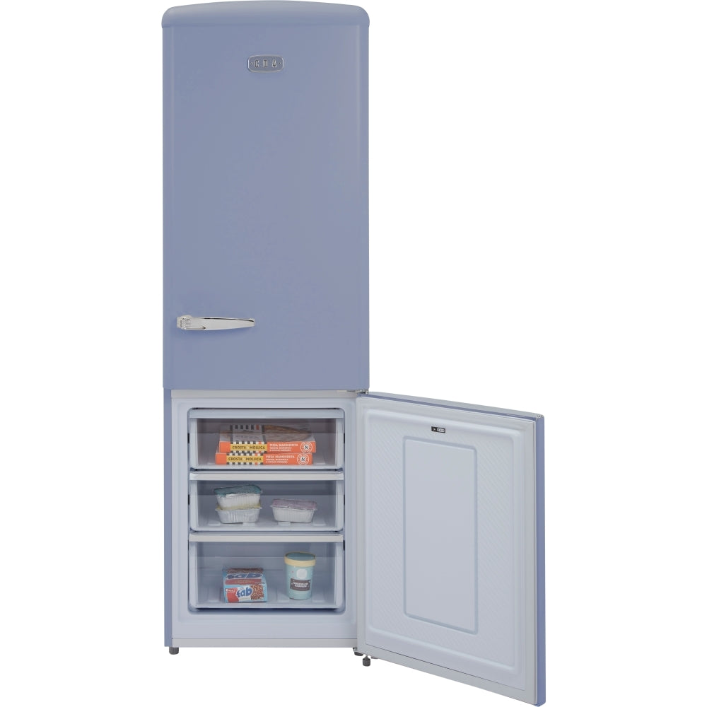 CDA Florence Sea Holly Retro Frost Free Fridge Freezer, 60/40, Blue, D Rated - CDA product image 20 at Appliances Arena
