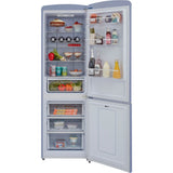 CDA Florence Sea Holly Retro Frost Free Fridge Freezer, 60/40, Blue, D Rated - CDA product image 21 at Appliances Arena