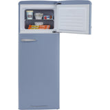CDA Betty Sea Holly Retro Static Fridge Freezer, 80/20, Blue, D Rated - CDA product image 7 at Appliances Arena
