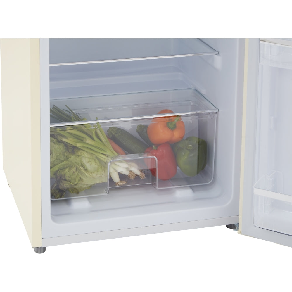 CDA Betty Barley Retro Static Fridge Freezer, 80/20, Cream, D Rated - CDA product image 3 at Appliances Arena