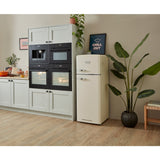CDA Betty Barley Retro Static Fridge Freezer, 80/20, Cream, D Rated - CDA product image 8 at Appliances Arena