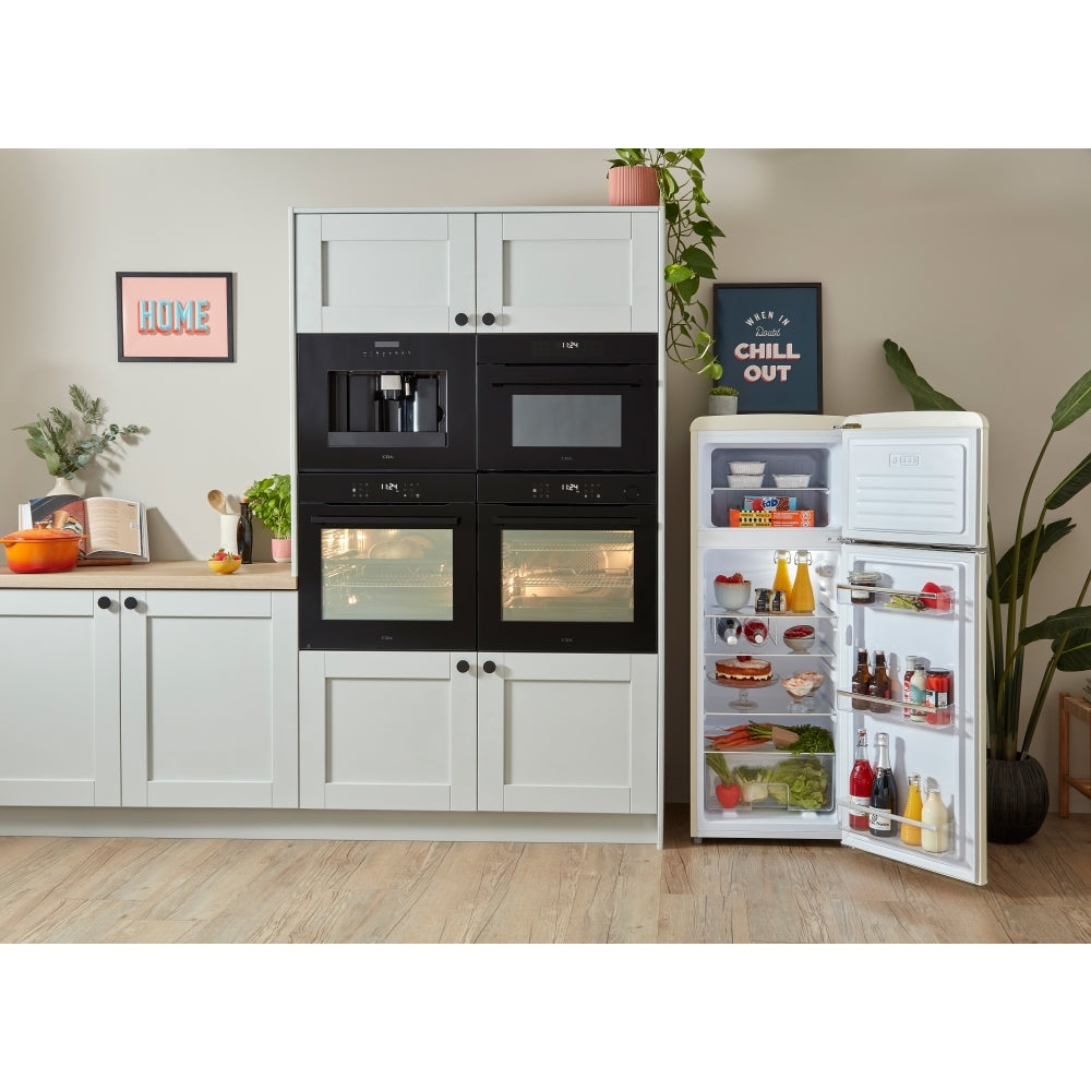 CDA Betty Barley Retro Static Fridge Freezer, 80/20, Cream, D Rated - CDA product image 10 at Appliances Arena