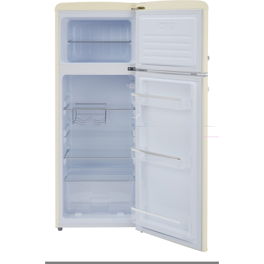 CDA Betty Barley Retro Static Fridge Freezer, 80/20, Cream, D Rated - CDA product image 16 at Appliances Arena