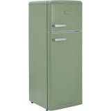 CDA Betty Meadow Retro Static Fridge Freezer, 80/20, Green, D Rated - CDA product image 1 at Appliances Arena