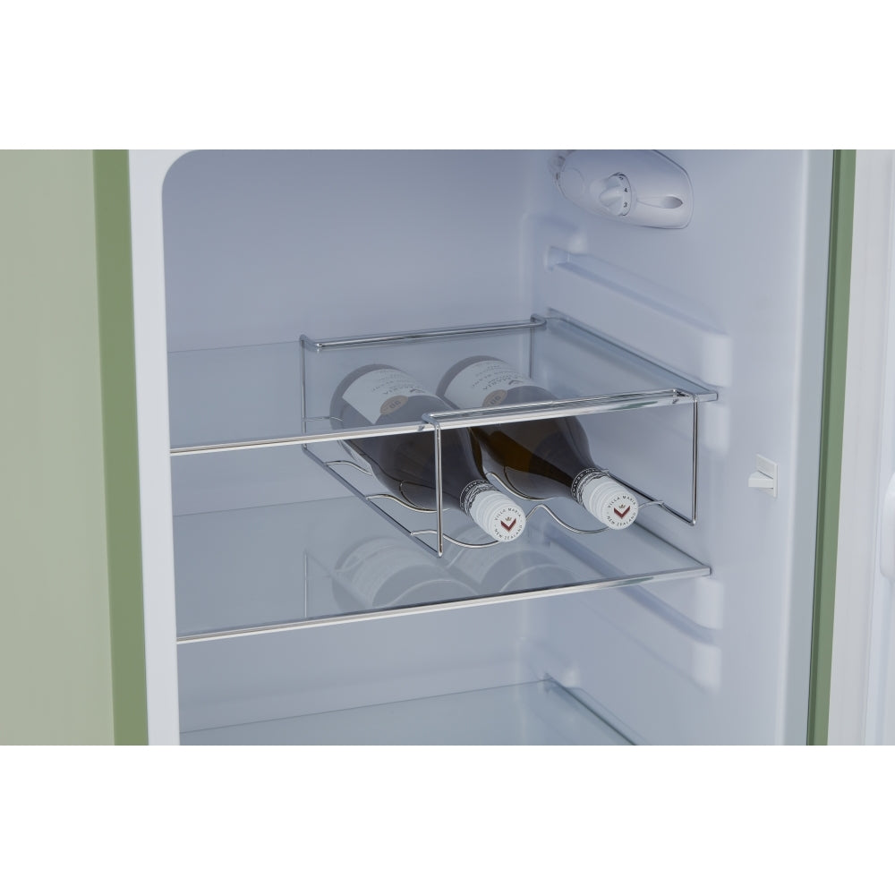 CDA Betty Meadow Retro Static Fridge Freezer, 80/20, Green, D Rated - CDA product image 3 at Appliances Arena