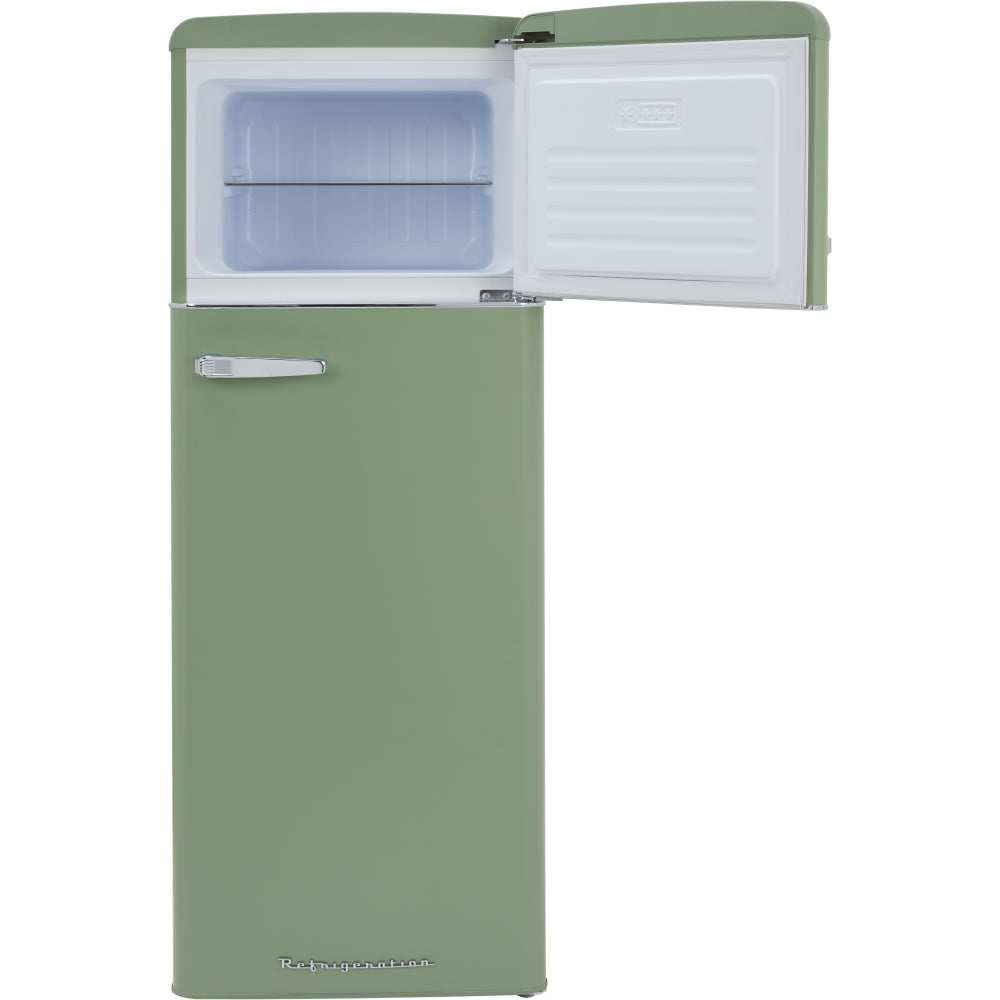 CDA Betty Meadow Retro Static Fridge Freezer, 80/20, Green, D Rated - CDA product image 15 at Appliances Arena