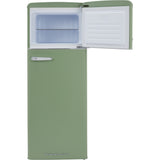 CDA Betty Meadow Retro Static Fridge Freezer, 80/20, Green, D Rated - CDA product image 15 at Appliances Arena