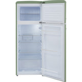 CDA Betty Meadow Retro Static Fridge Freezer, 80/20, Green, D Rated - CDA product image 16 at Appliances Arena