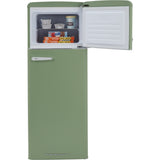 CDA Betty Meadow Retro Static Fridge Freezer, 80/20, Green, D Rated - CDA product image 18 at Appliances Arena
