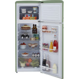 CDA Betty Meadow Retro Static Fridge Freezer, 80/20, Green, D Rated - CDA product image 19 at Appliances Arena
