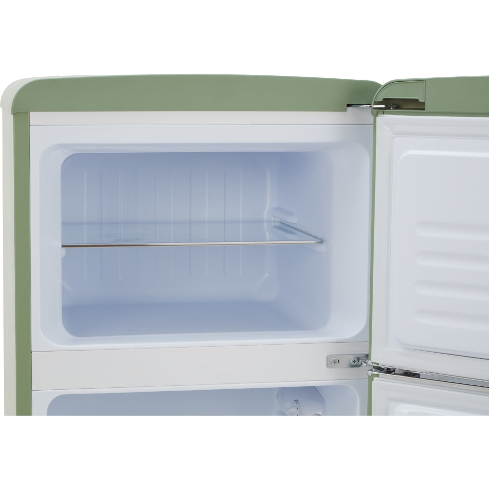 CDA Betty Meadow Retro Static Fridge Freezer, 80/20, Green, D Rated - CDA product image 21 at Appliances Arena
