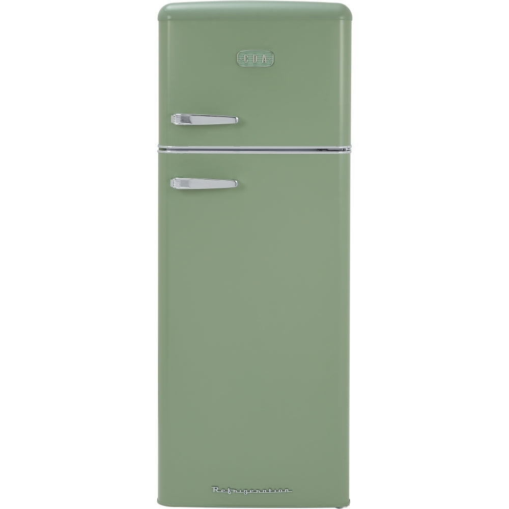 CDA Betty Meadow Retro Static Fridge Freezer, 80/20, Green, D Rated - CDA product image 22 at Appliances Arena