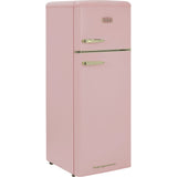 CDA Betty Tea Rose Retro Static Fridge Freezer, 80/20, Pink, D Rated - CDA product image 1 at Appliances Arena