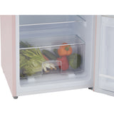 CDA Betty Tea Rose Retro Static Fridge Freezer, 80/20, Pink, D Rated - CDA product image 2 at Appliances Arena