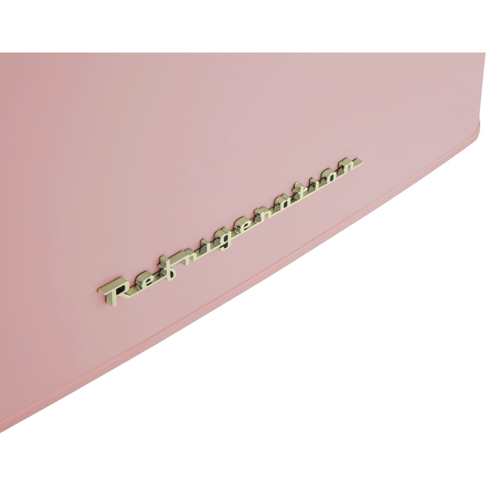 CDA Betty Tea Rose Retro Static Fridge Freezer, 80/20, Pink, D Rated - CDA product image 6 at Appliances Arena