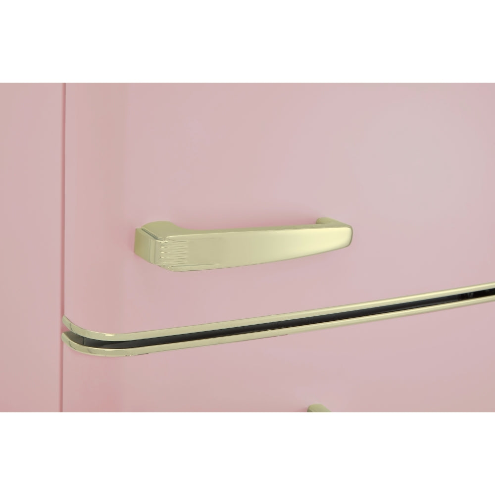 CDA Betty Tea Rose Retro Static Fridge Freezer, 80/20, Pink, D Rated - CDA product image 7 at Appliances Arena