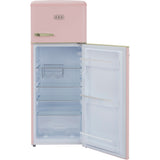 CDA Betty Tea Rose Retro Static Fridge Freezer, 80/20, Pink, D Rated - CDA product image 10 at Appliances Arena