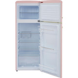 CDA Betty Tea Rose Retro Static Fridge Freezer, 80/20, Pink, D Rated - CDA product image 12 at Appliances Arena