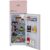 CDA Betty Tea Rose Retro Static Fridge Freezer, 80/20, Pink, D Rated - CDA product image 13 at Appliances Arena