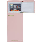 CDA Betty Tea Rose Retro Static Fridge Freezer, 80/20, Pink, D Rated - CDA product image 14 at Appliances Arena