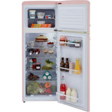 CDA Betty Tea Rose Retro Static Fridge Freezer, 80/20, Pink, D Rated - CDA product image 15 at Appliances Arena