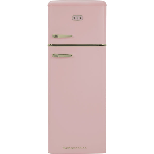 CDA Betty Tea Rose Retro Static Fridge Freezer, 80/20, Pink, D Rated - CDA product image 18 at Appliances Arena