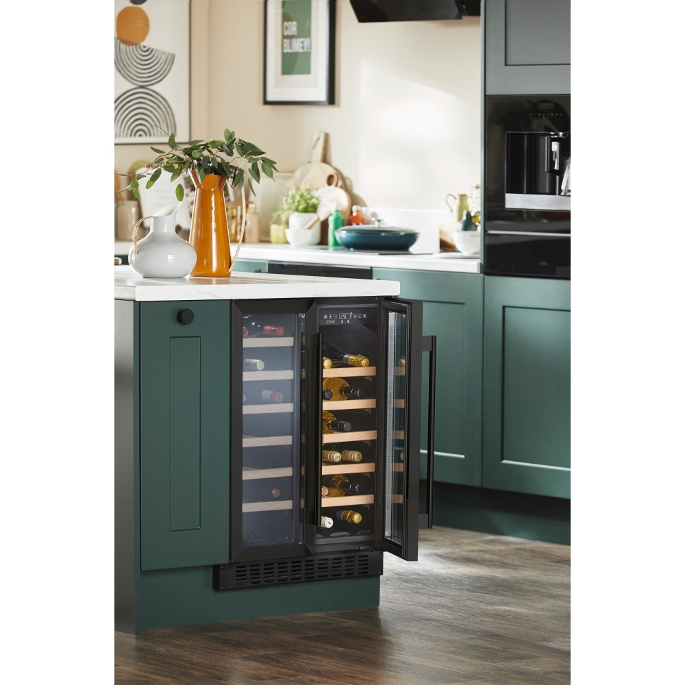 CDA FWC624BL Wine Cooler, Black, G Rated - CDA FWC624BL product image 2 at Appliances Arena