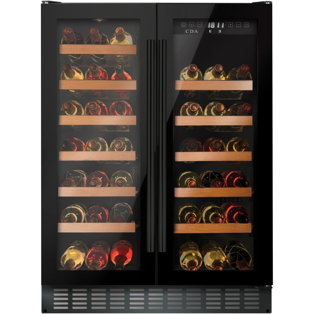 CDA FWC624BL Wine Cooler, Black, G Rated - CDA FWC624BL product image 3 at Appliances Arena