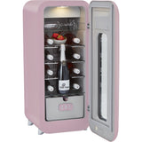 CDA Nancy Tea Rose Retro Wine Cooler, Pink, G Rated - CDA product image 3 at Appliances Arena