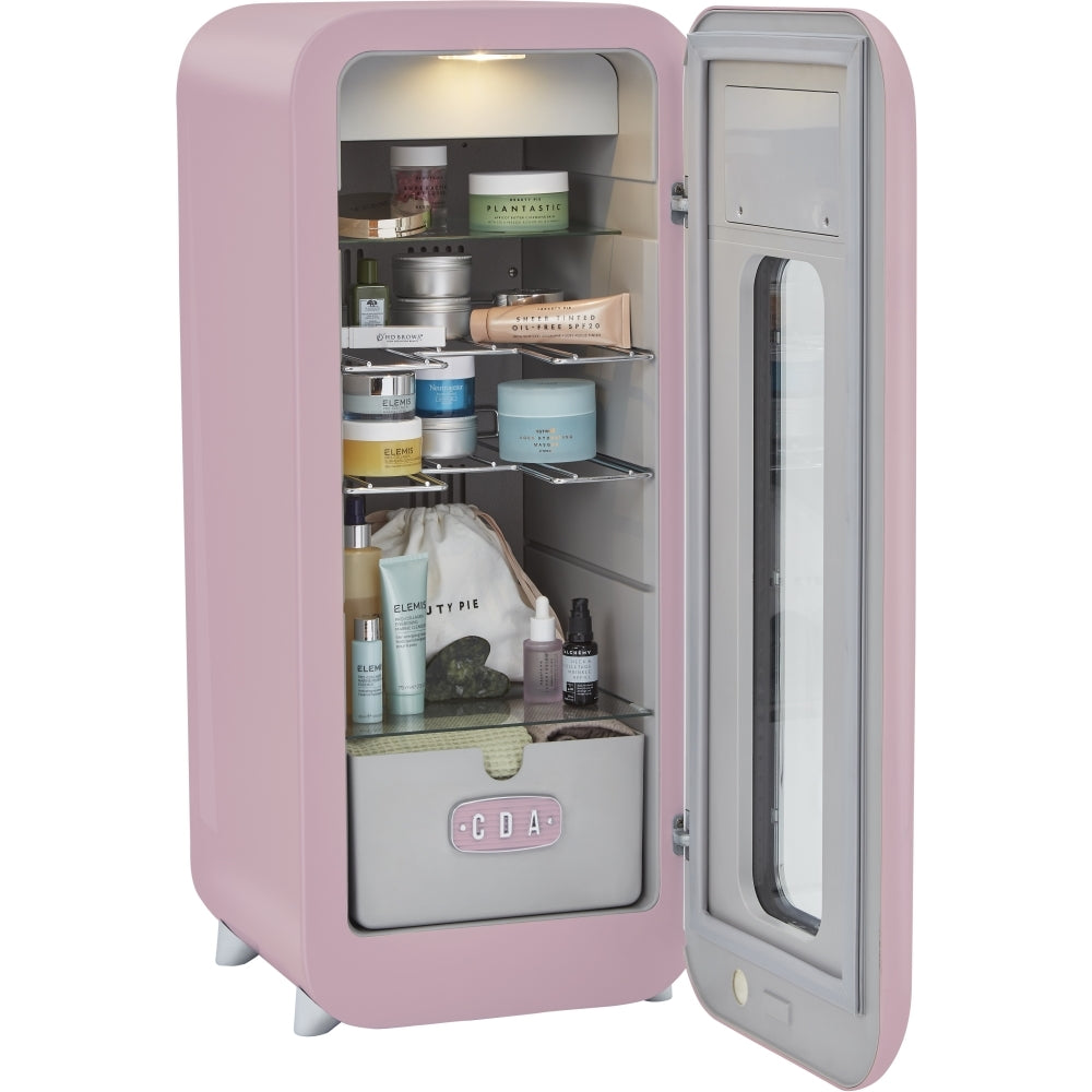 CDA Nancy Tea Rose Retro Wine Cooler, Pink, G Rated - CDA product image 13 at Appliances Arena