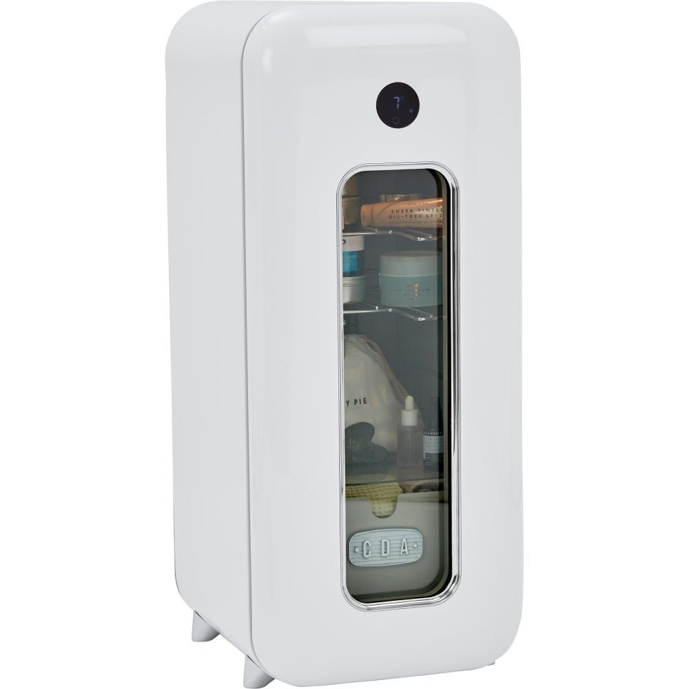 CDA Nancy Cotton Retro Wine Cooler, White, G Rated - CDA product image 1 at Appliances Arena