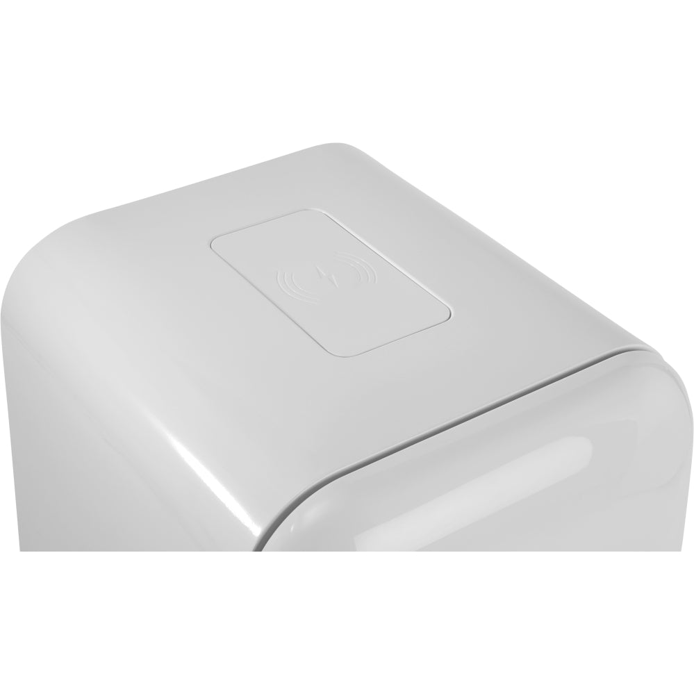 CDA Nancy Cotton Retro Wine Cooler, White, G Rated - CDA product image 3 at Appliances Arena