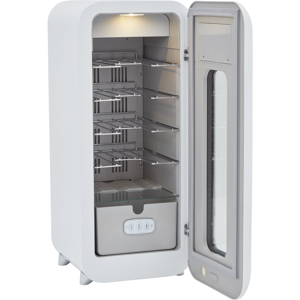 CDA Nancy Cotton Retro Wine Cooler, White, G Rated - CDA product image 8 at Appliances Arena