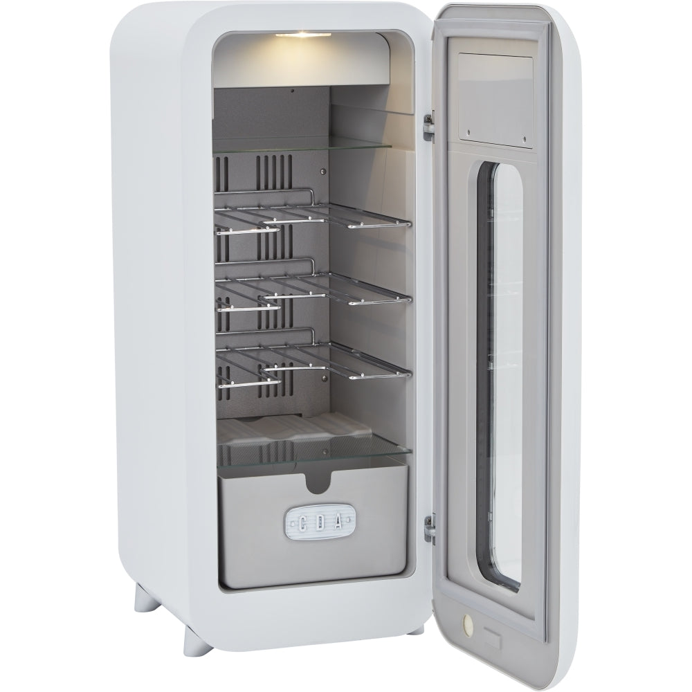 CDA Nancy Cotton Retro Wine Cooler, White, G Rated - CDA product image 9 at Appliances Arena
