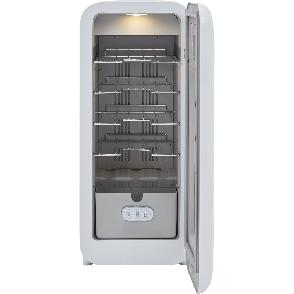 CDA Nancy Cotton Retro Wine Cooler, White, G Rated - CDA product image 10 at Appliances Arena