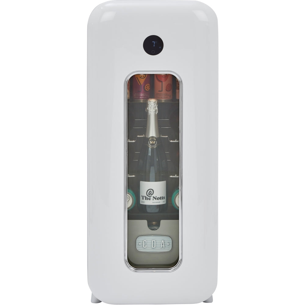 CDA Nancy Cotton Retro Wine Cooler, White, G Rated - CDA product image 27 at Appliances Arena