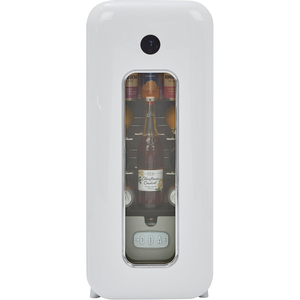 CDA Nancy Cotton Retro Wine Cooler, White, G Rated - CDA product image 29 at Appliances Arena