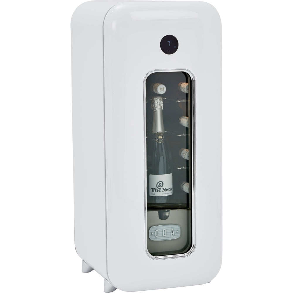 CDA Nancy Cotton Retro Wine Cooler, White, G Rated - CDA product image 30 at Appliances Arena