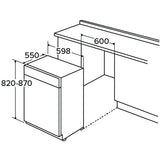 CDA CDI6242 Fully Integrated Dishwasher, 15 Place Settings, E Rated - CDA CDI6242 product image 1 at Appliances Arena