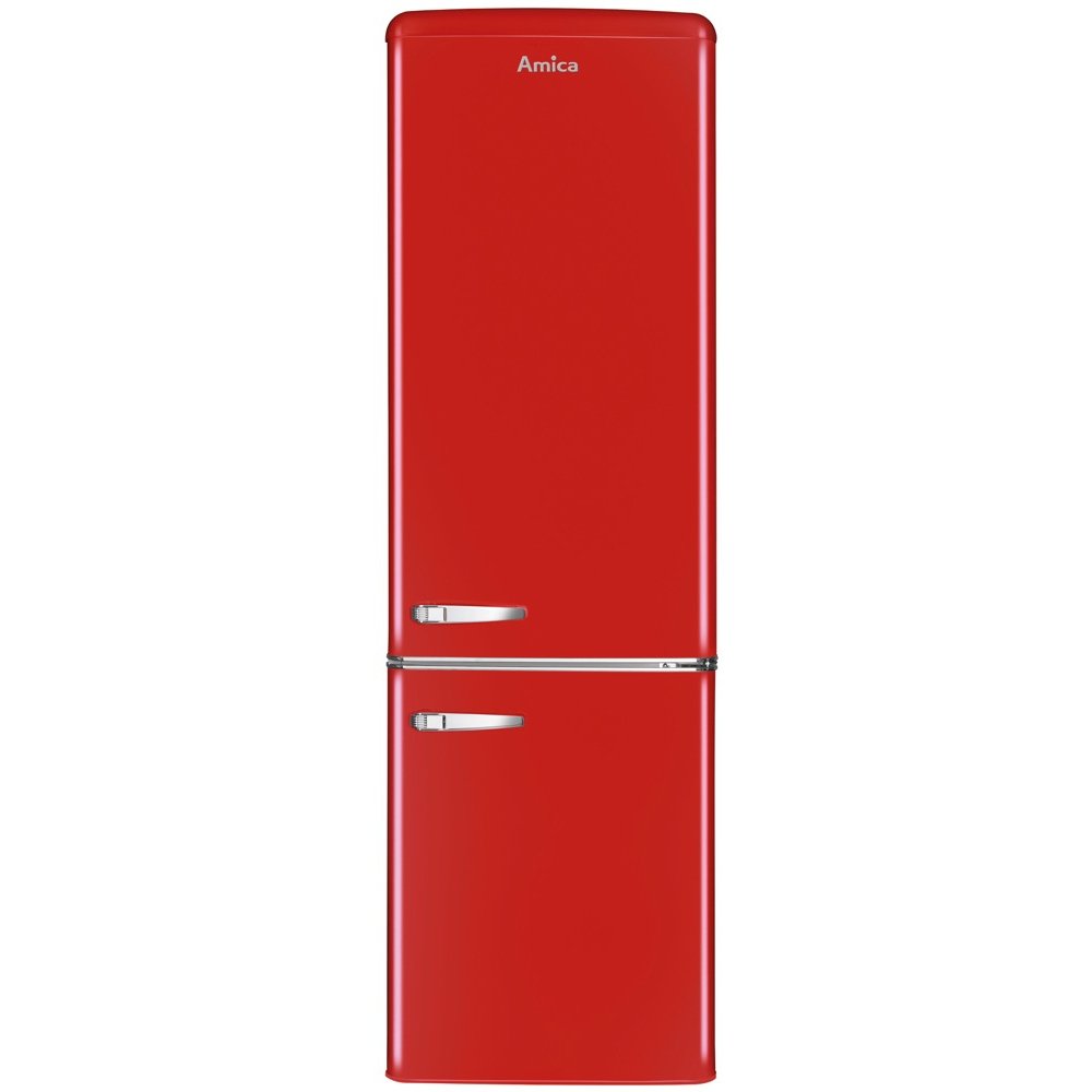 Amica FKR29653R Retro Static Fridge Freezer, 60/40, Red, E Rated - Amica FKR29653R product image 9 at Appliances Arena
