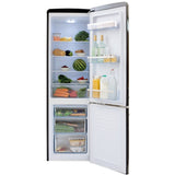 Amica FKR29653B Retro Static Fridge Freezer, 60/40, Black, E Rated - Amica FKR29653B product image 4 at Appliances Arena