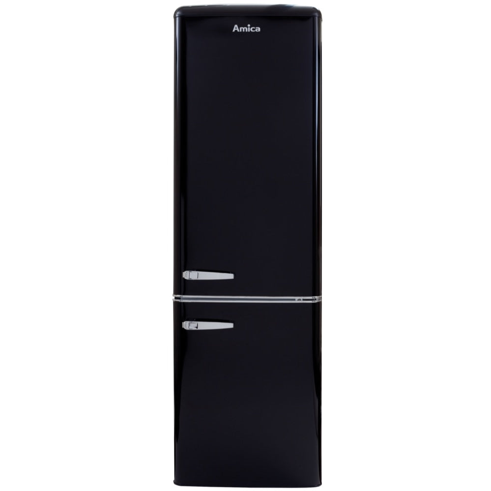 Amica FKR29653B Retro Static Fridge Freezer, 60/40, Black, E Rated - Amica FKR29653B product image 6 at Appliances Arena