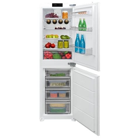 CDA CRI851 Frost Free Integrated Fridge Freezer, Sliding Hinge, 50/50, E Rated - CDA CRI851 product image 2 at Appliances Arena