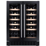 CDA CFWC624BL Wine Cooler, Black, G Rated - CDA CFWC624BL product image 1 at Appliances Arena