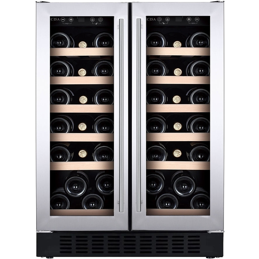 CDA CFWC624SS Wine Cooler, Stainless Steel, G Rated - CDA CFWC624SS product image 4 at Appliances Arena