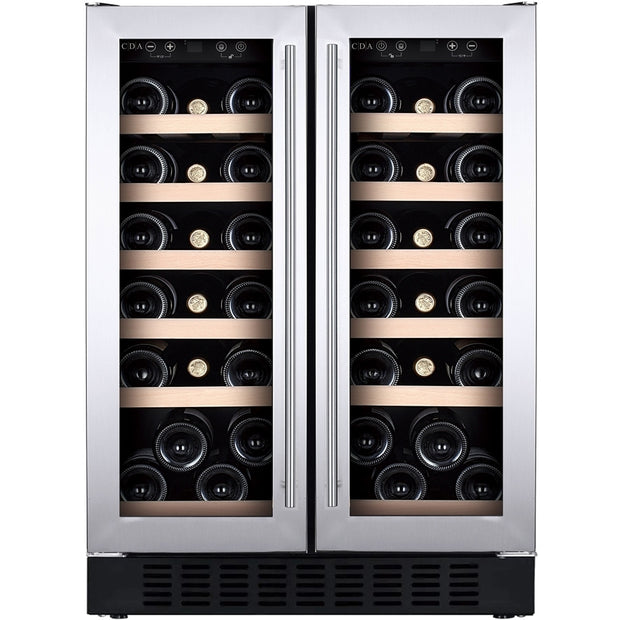 CDA CFWC624SS Wine Cooler, Stainless Steel, G Rated - CDA CFWC624SS product image 4 at Appliances Arena